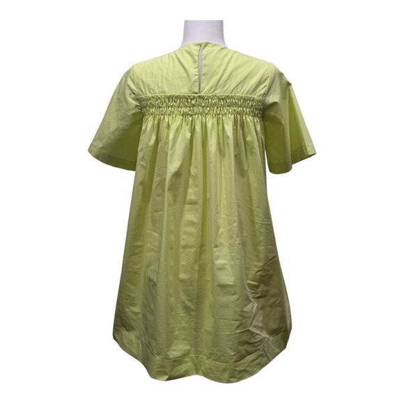 English Factory Highlighter Yellow Ruffle Babydoll Pockets Shirt Dress, XS - Picture 8 of 16